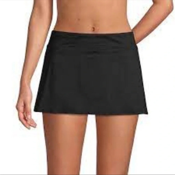 Lands' End Black Swimskirt - Picture 1 of 5
